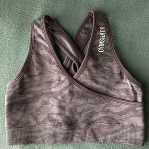 Gymshark Adapt Camo Seamless Sports Bra - pink